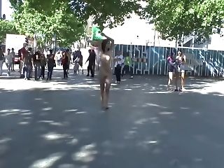 A Lonely Woman Naked In Berlin
