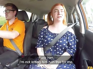 Red-haired Bbw Harley Morgan Fucks In The Car