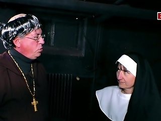 Matures German Nun Seduced For Bang-out